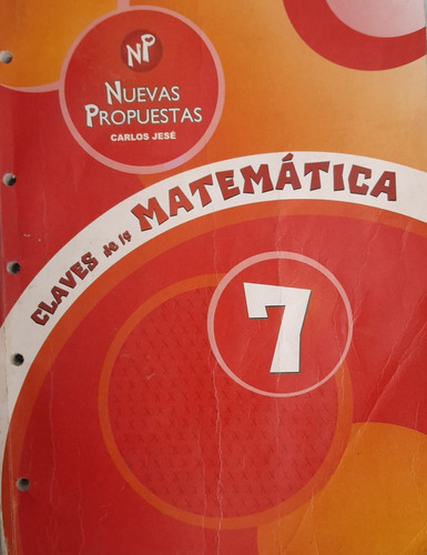 Claves De La Matemática 7, Carlos Jesé