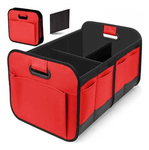 Organizador Maletero Coche Suv/minivans Plegable Rojo Múltip