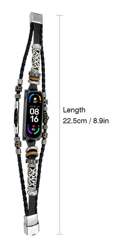 Imagem 4 de 8 de Substituição De Pulseira Retrô Para Pulseira Mi Band 6/6 Nfc