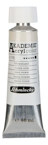 Tinta Acrílica Schmincke Akademie 60ml 115 Mineral White