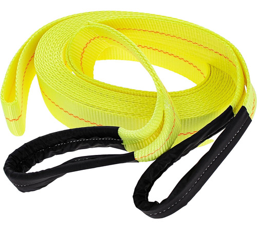 Tow Recovery Winch Strap With Reinforced Loops 2 X 30'...