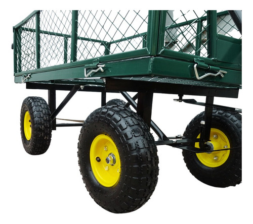 Carro De Jardin Con Barandas Multipropósito