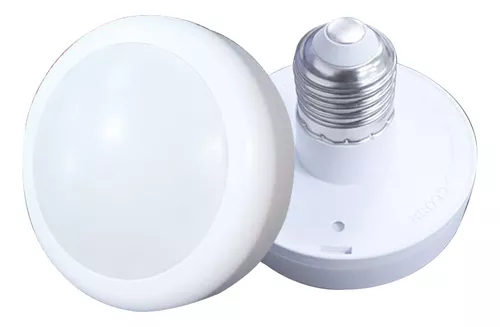 Paquete de 2 bombillas que funcionan con pilas, sin electricidad para  lámparas, bombilla de batería AA con control remoto, luces LED de disco