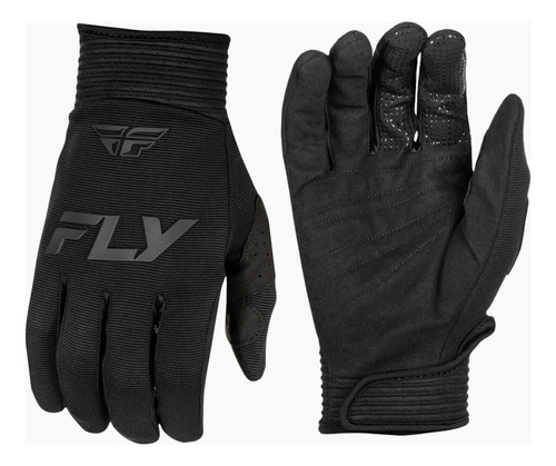 Luva Para Motocross Trilha Fly Racing Preta Com Silicone Cor Preto Tamanho Gg