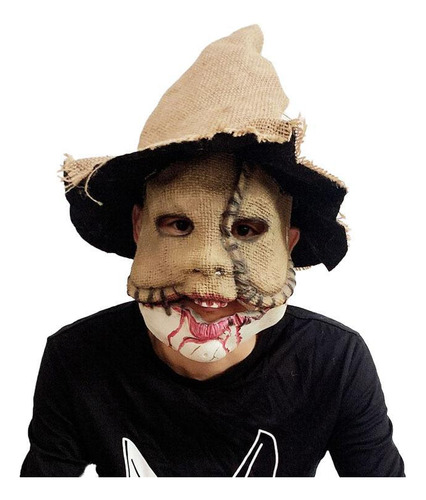 Máscara De Halloween En Forma De Espantapájaros De Horror