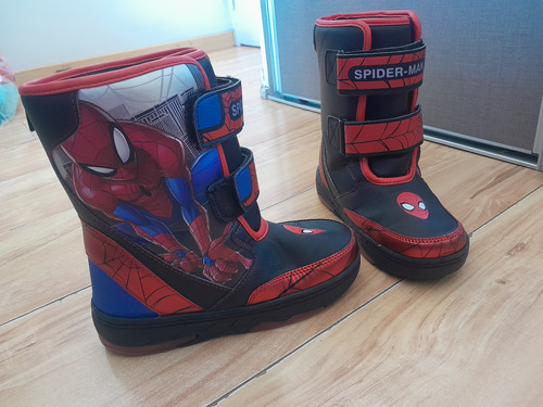 Botas De Nieve Niño - Talle 32- Marvel/spiderman - Con Luces