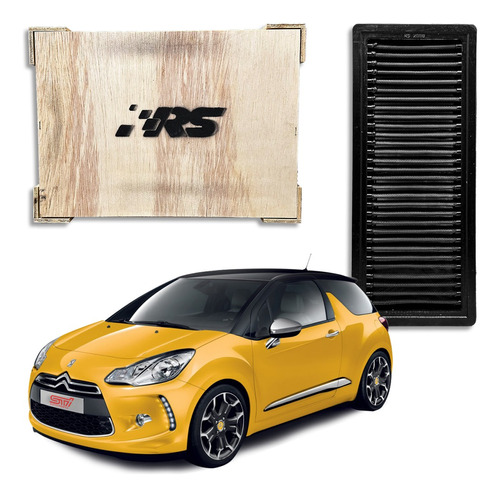 Filtro Ar Esportivo Only Racing Citroen Ds3 Stg 2 2012 Rs