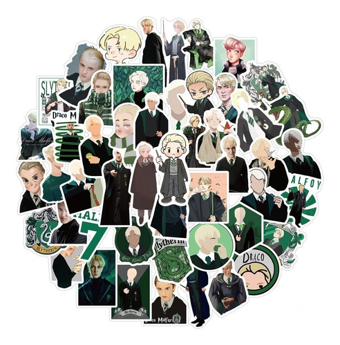 50 Stickers De Draco Malfoy / Harry Potter - Pegatinas