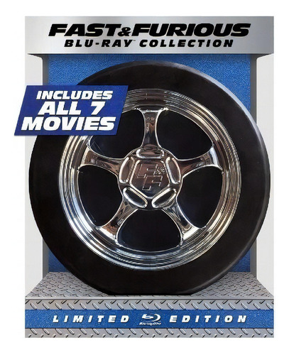 Fast & Furious 1 7 Collection Limited Edition Blu-ray + Hd