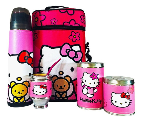 Kit Set Matero Completo Mate Acero Lumilagro Hello Kitty