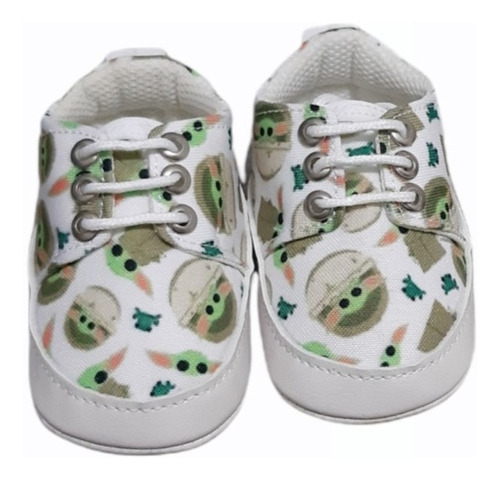 Tenis Para Bebe Star Wars Unisex Hermosos Suaves Baby Yoda