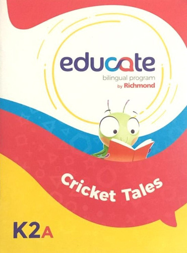 Educate Cricket Tales K2a: Educate Cricket Tales K2a, De Izaura Valverde. Série Educate Cricket Tales K2a, Vol. 1. Editora Richmond, Capa Mole, Edição Edição Em Inglês, 2020