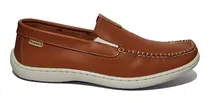 Comprar Zapatos Darmaz 273 Mocasines Náuticos Cuero Marrón Azul