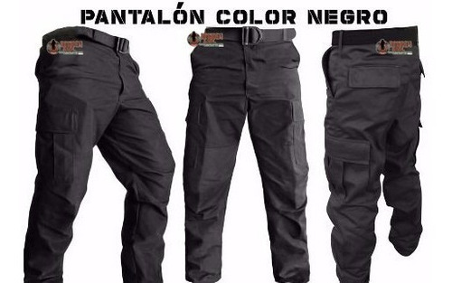 Pantalon Tactico Hombre Militar Comando Policia Gris Militar