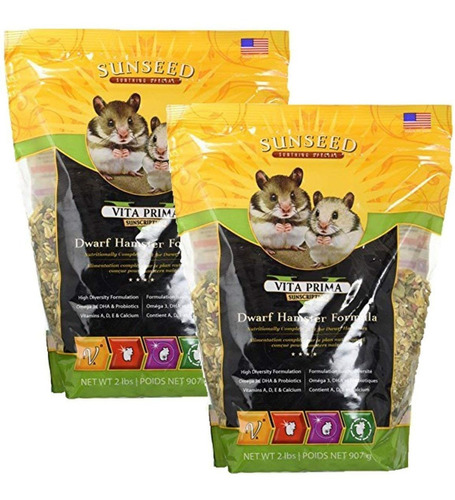 Sunseed Vita Prima Sunscription Dwarf Hamster Formula (2 L