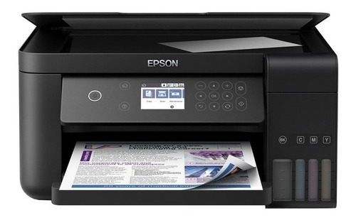 Impressora a cor multifuncional Epson EcoTank L6161 com wifi preta 100V/240V