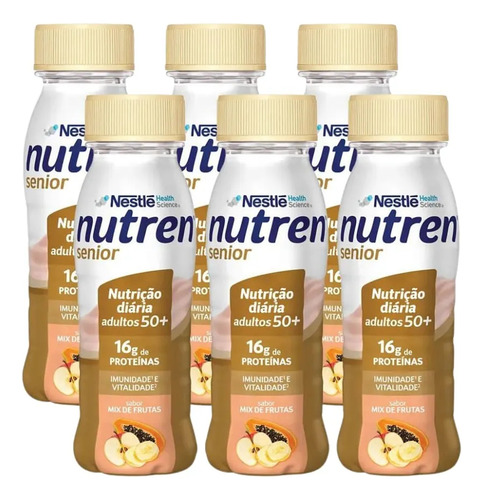 Nutren Senior 200ml - Kit Com 6 - Nestlé