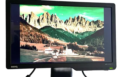 comprar Monitor Vga + Cables Benq Led 16 Pulgadas Wide Screen Outlet Negro