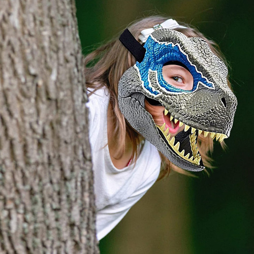 Máscara De Dinosaurio Aterrador Para Niños, Fiesta De Hallow
