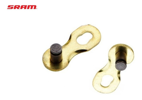 Emenda De Corrente Power Link Sram 9 Velocidades Dourado