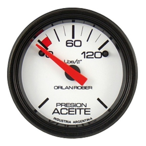 Reloj 52 Mm Manometro Electrico 0 8 0lbs Orlan Rober