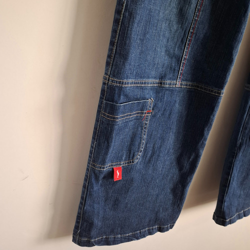 Pantalon Carpintero Elastizado Futura Mamá Embarazo Xl (Usado)
