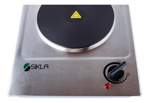Imagen 3 de 7 de Anafe Electrico Sikla De Acero - 1 Hornalla - Apto Empotrar