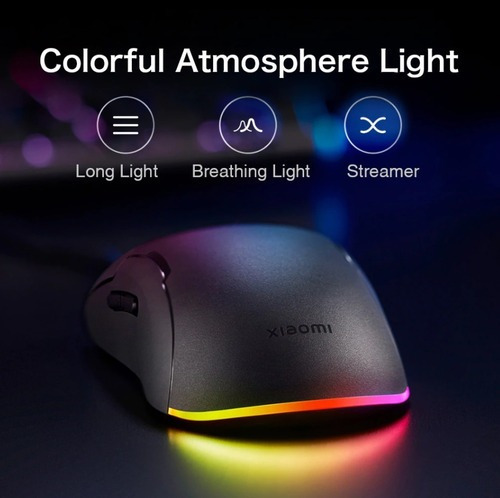 Xiaomi Mouse Gamer De Juego 6200 Dpi 5 Botones Programable