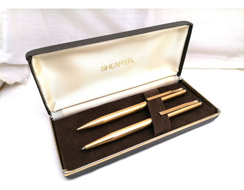 Sheaffer Trz Modelo 70 Boligrafo Y Laoicero 23k Gold Filled