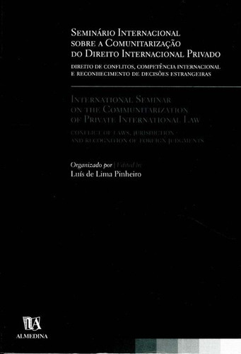 Seminario Internacional Sobre, De Editora Almedina., Vol. Direito Internacional. Editora Almedina, Capa Mole Em Português, 20