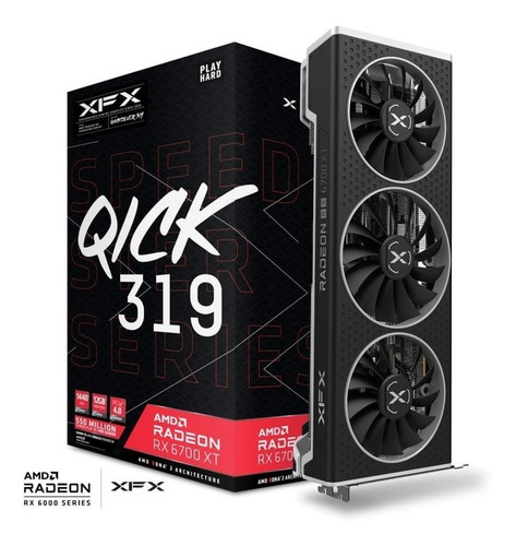 Tarjeta Grafica Xfx Speedster Qick 319 Amd Radeon Rx 6700 Xt