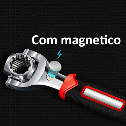 Chave Soquete Multifuncional 48 Em 1 Compacta E Prática