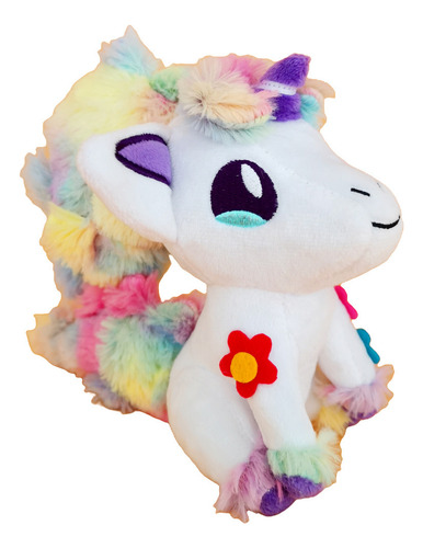 Conejo Hada Eevee Rainbow Pony Peluche 3 Piezas