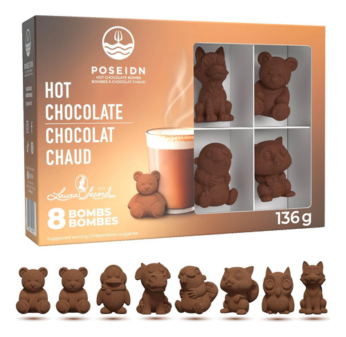 Variedad De Bombas De Chocolate Caliente (paquete De 8) Caca