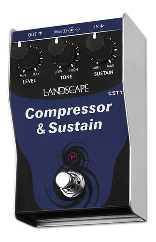 Pedal Landscape Compressor / Sustain Cst1 Cor Azul-marinho