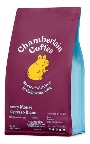 Chamberlain Coffee Fancy Mouse Espresso Blend, Cafe Organico