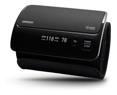 Monitor de presión arterial digital de brazo automático Omron HEM-7600T negro