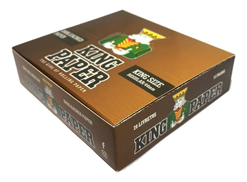 Imagem 2 de 5 de Caixa Seda King Paper Brown Marrom Grande King Size Barato