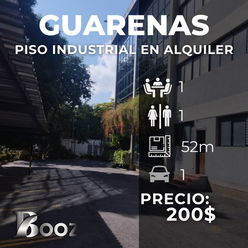 Alquiler De Piso Industrial, Guarenas, 52mt2