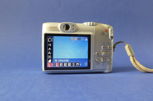 Camara Compacta Canon Power Shot A580 Is , 8 Mp . 4 X Zoom (Usado)