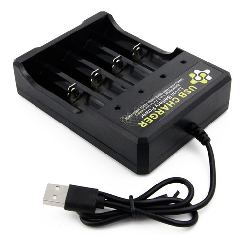 Cargador Universal De Baterías Li-ion 18650 14500 Ele-gate