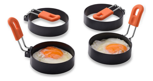 4x Anéis De Fritura De Ovo, Frigideira Redonda De Omelete,