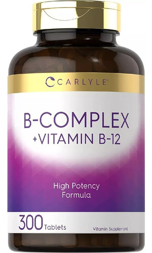 Complejo B + Vitamina B1 B2 B6 B12 300 Tabletas Eg Bb57 Sabor Nd