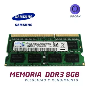 Memoria Ram Samsung 8gb Ddr3 1600mhz Portatil Laptop