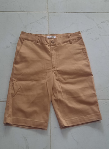 Bermuda  Hombre Dril Strech Color Kaki