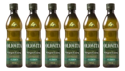Aceite De Oliva Virgen Extra Oliovita Botella 500ml Pack X6
