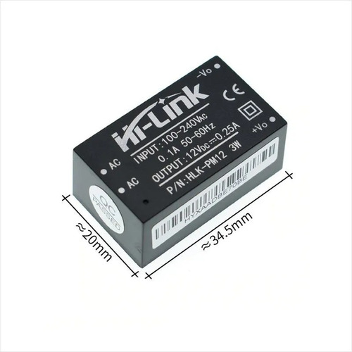 Fuente De Poder Entrega 3,3v/0.9a Desde 220vac Proyectos Diy