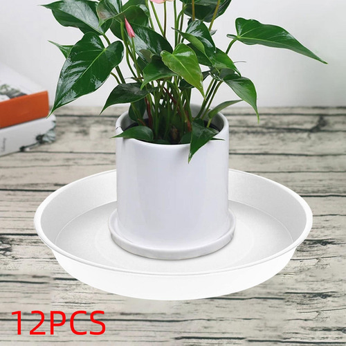 12 Piezas 11.81 Saucer De Bandejas De De Servicio Pesado