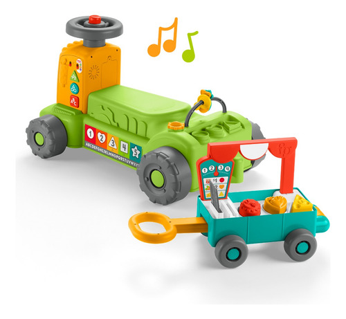 Fisher-price Juguete Para Bebés Tractor Aprendizaje 4 En 1 C