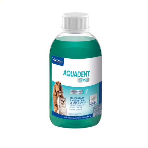Aquadent Virbac Higiene Oral Cachorro E Gato